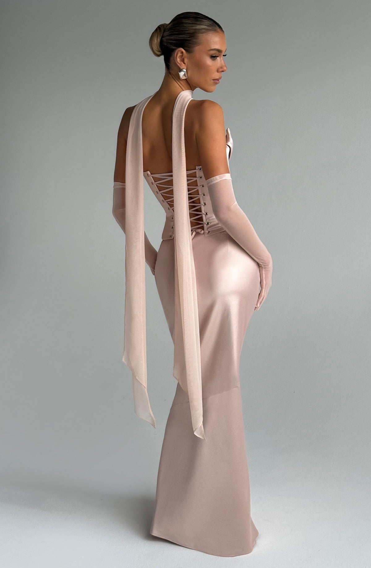 Ayla Scarf - Soft Peach