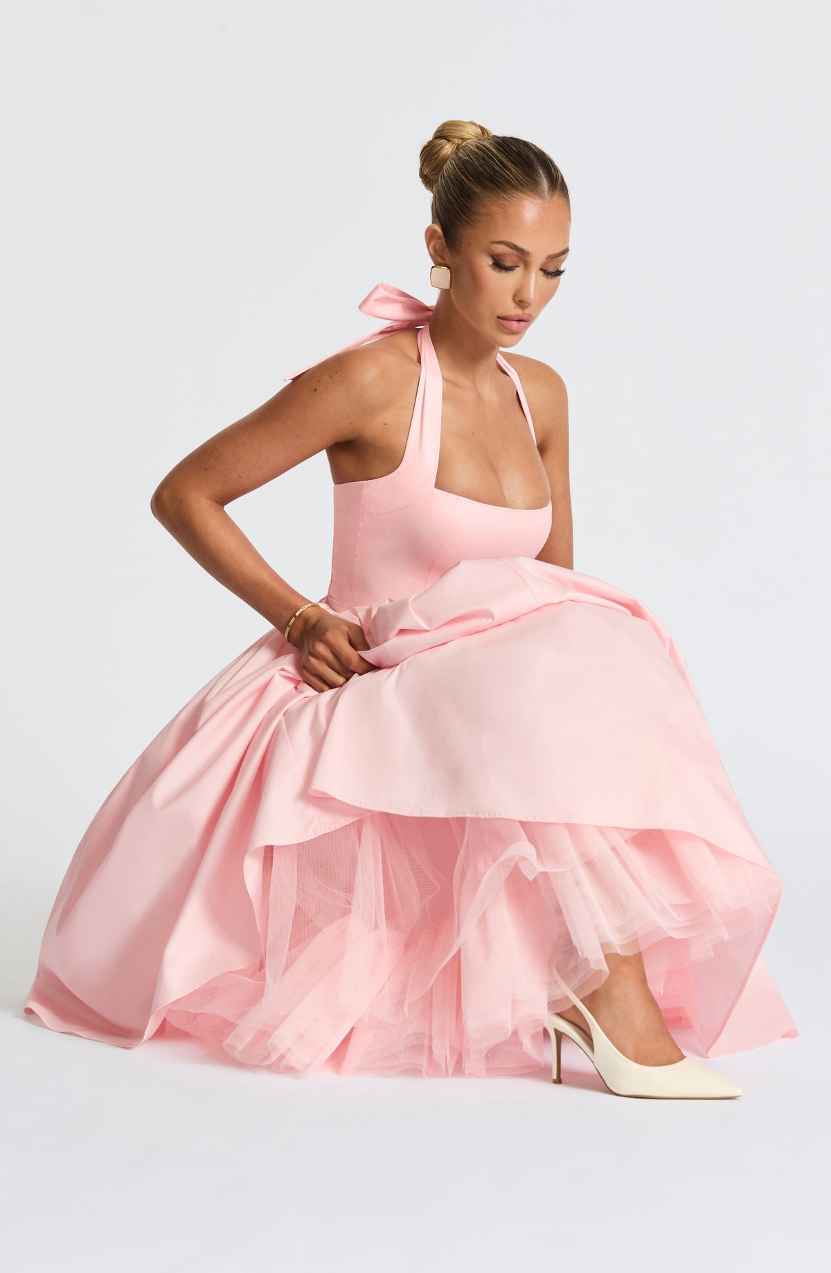 Cressida Midi Dress - Blush