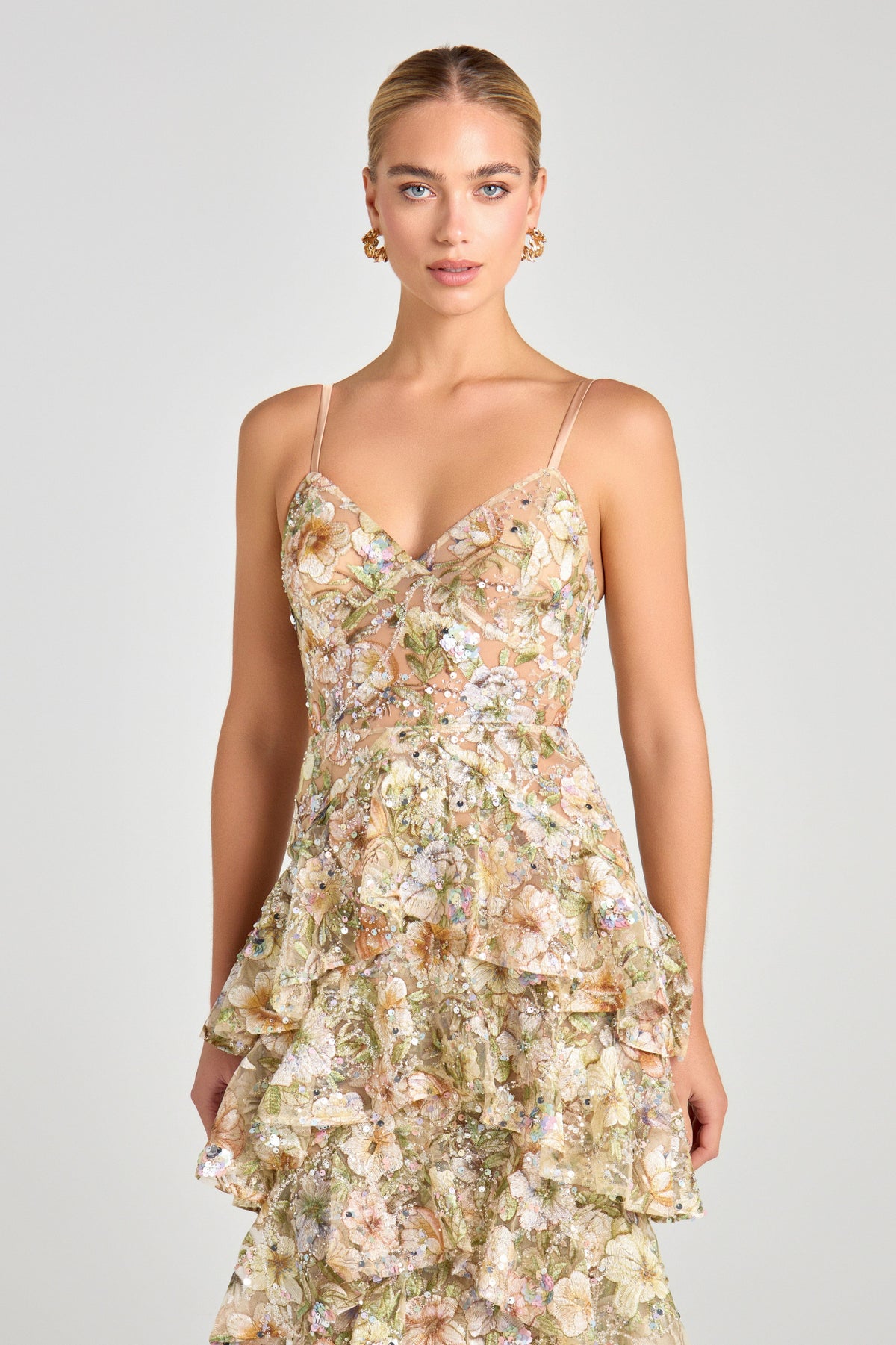 Saffron Floral Dress
