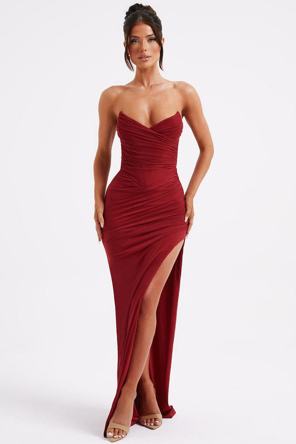 Giovanna Maxi Dress - Wine