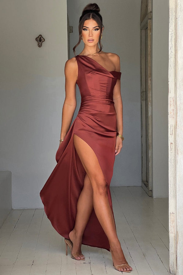 Juliene Maxi Dress - Rust