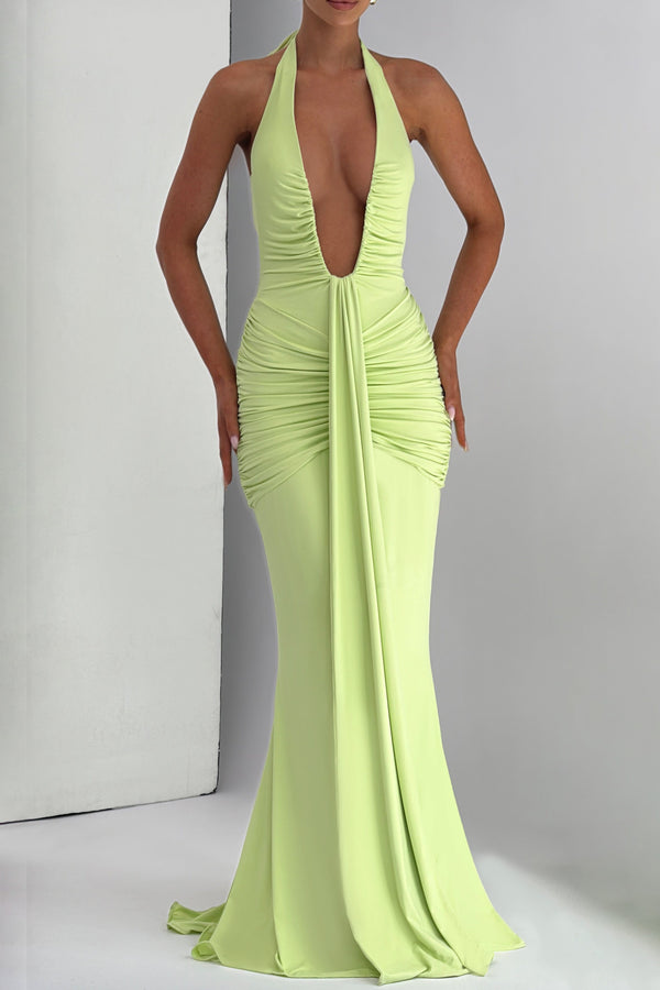 Rosetta Maxi Dress - Lime